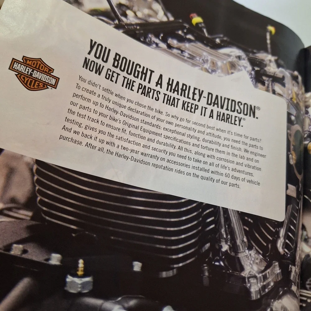 2018 Harley Davidson Genuine Motor Parts Accessories Catalog OEM Motorcycle Book